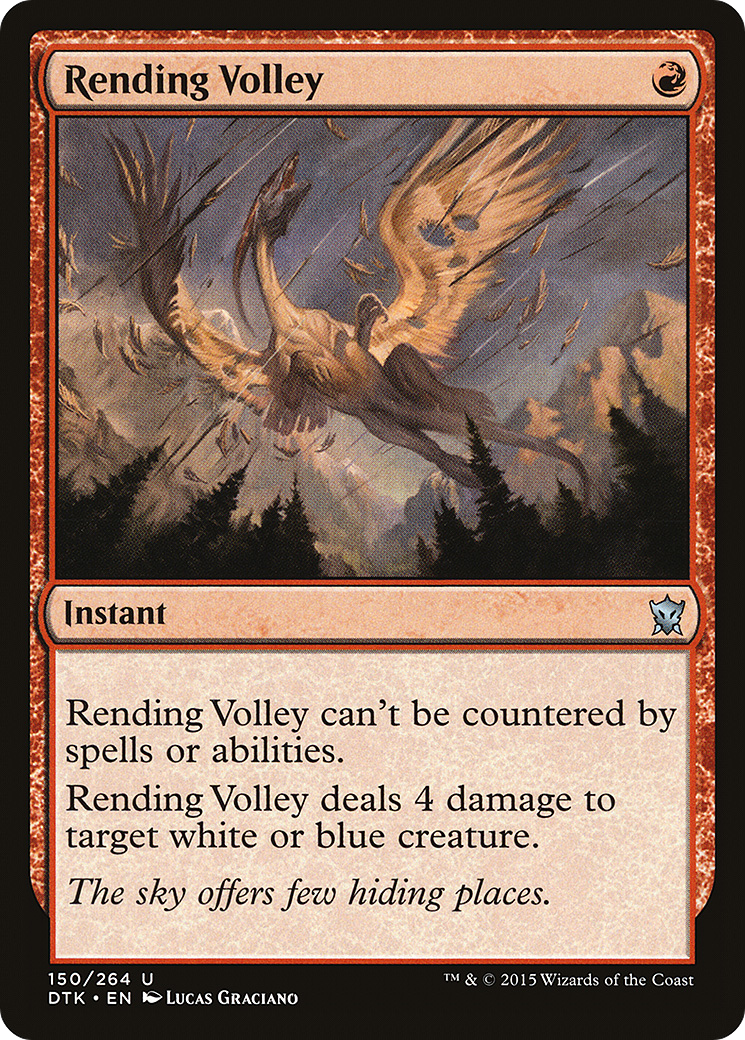 Rending Volley (150) Foil - Dragons of Tarkir