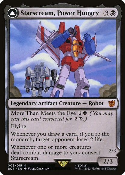 Starscream, Power Hungry // Starscream, Seeker Leader [Transformers] Foil