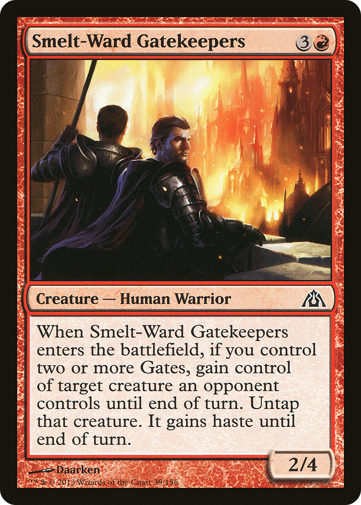 Smelt-Ward Gatekeepers (039) Foil - Dragon's Maze