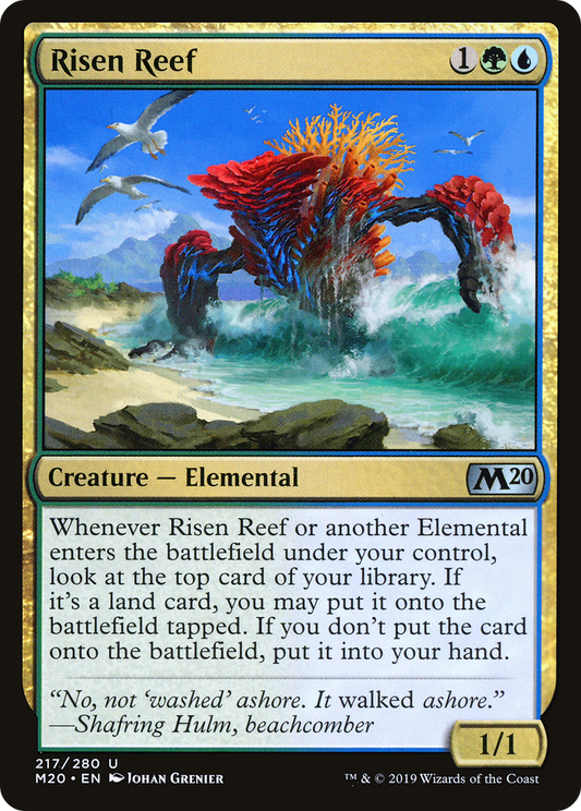 Risen Reef [Core Set 2020] Foil