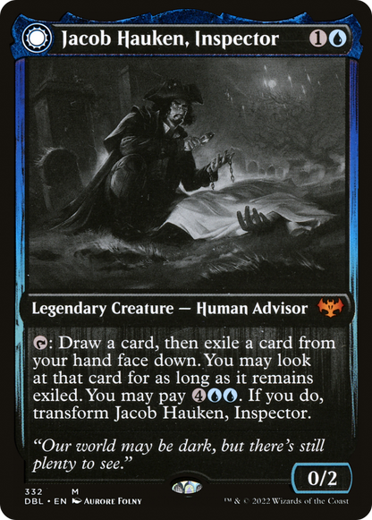 Jacob Hauken, Inspector // Hauken's Insight [Innistrad: Double Feature] Foil