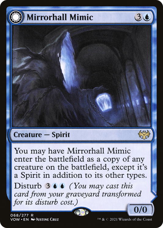 Mirrorhall Mimic // Ghastly Mimicry [Innistrad: Crimson Vow]