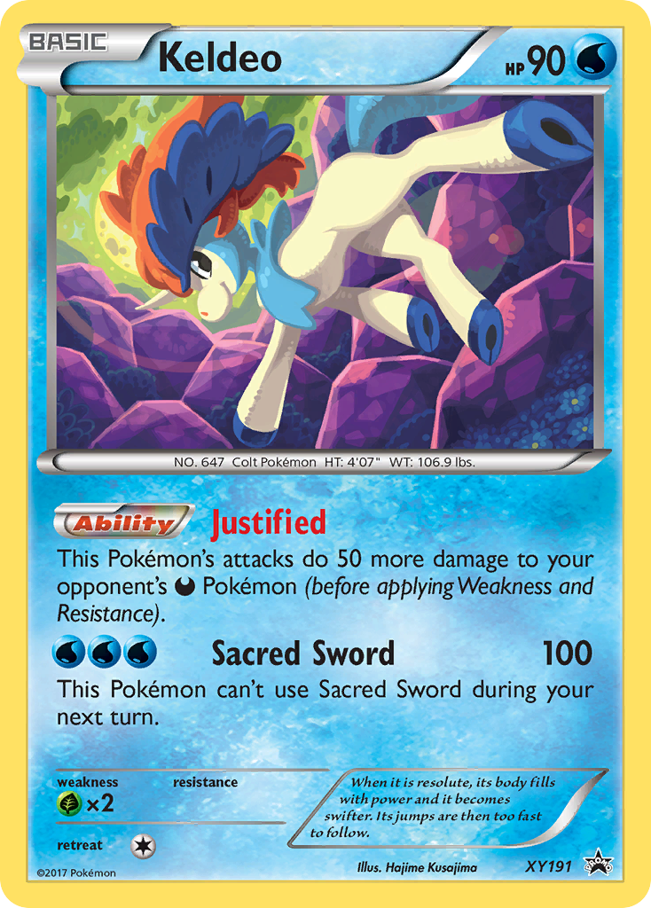 Keldeo (XY191) [XY: Black Star Promos] | Silver Goblin