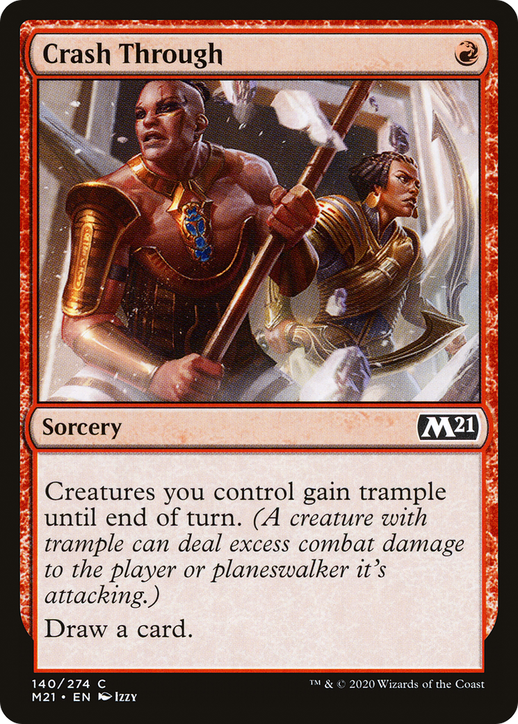 Crash Through [Core Set 2021] Foil