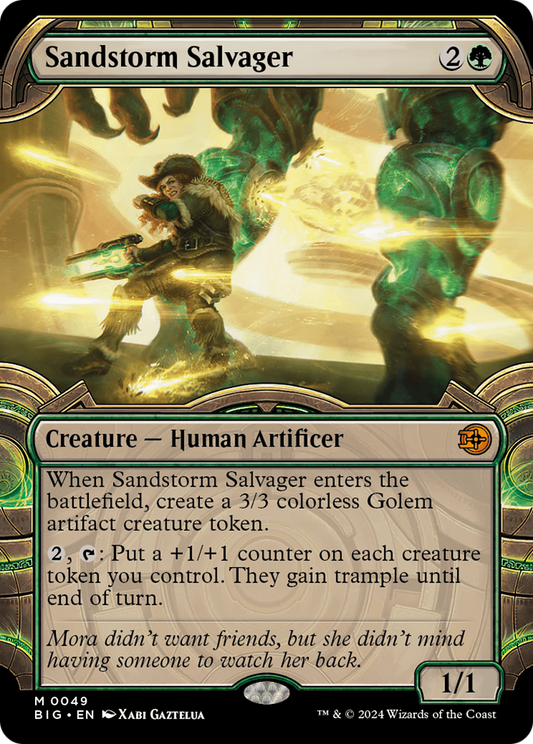 Sandstorm Salvager (Showcase) [Outlaws of Thunder Junction: The Big Score] Foil