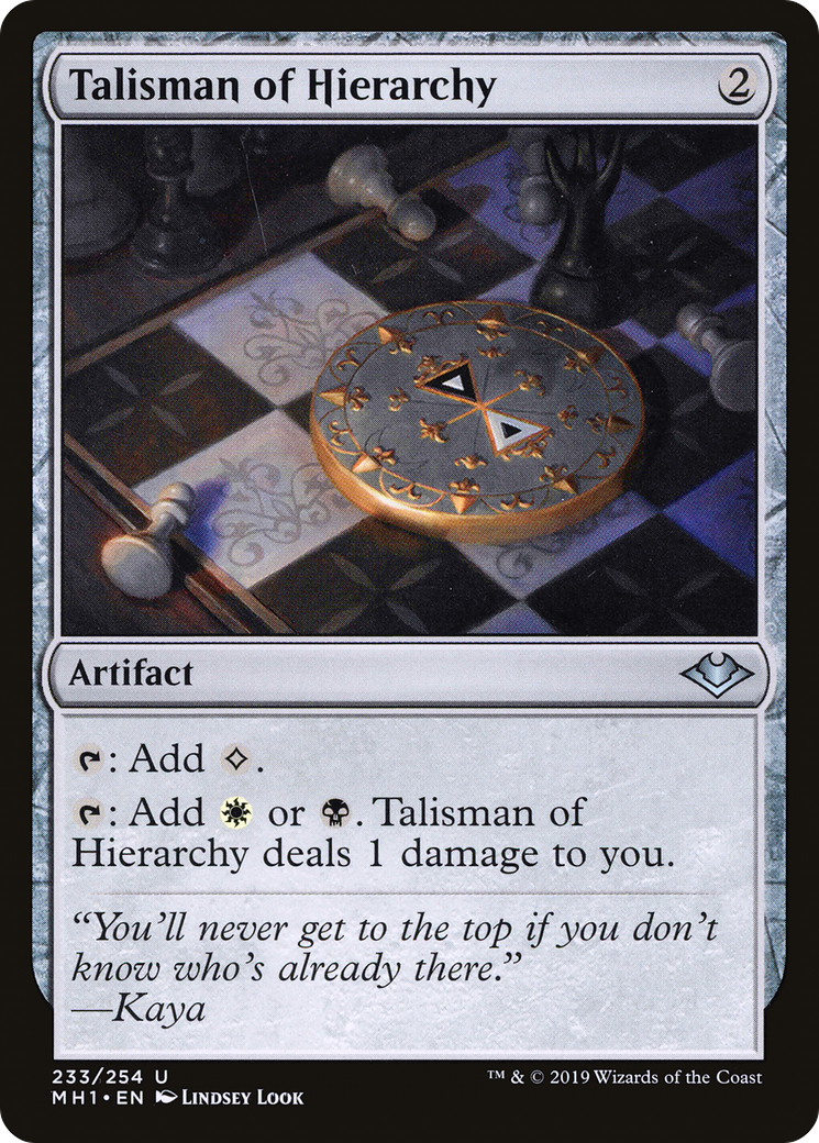 Talisman of Hierarchy [Modern Horizons] Foil