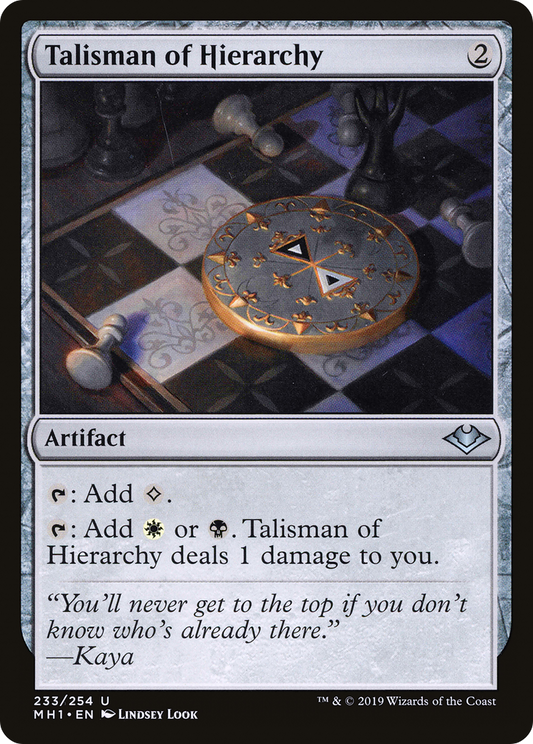 Talisman of Hierarchy [Modern Horizons] Foil