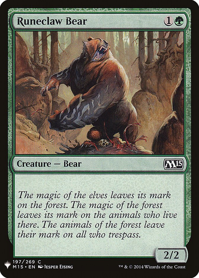 Runeclaw Bear [Mystery Booster] | Silver Goblin