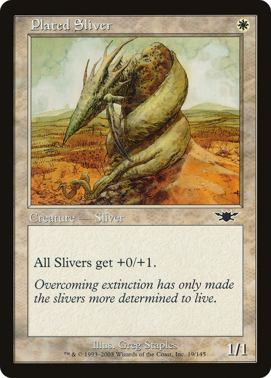 Plated Sliver [Legions] Foil
