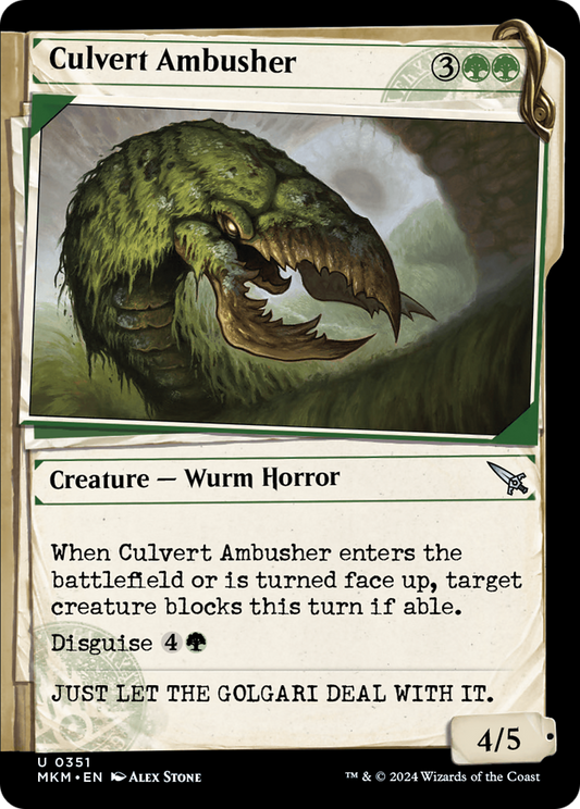 Culvert Ambusher (Showcase) [Murders at Karlov Manor] Foil