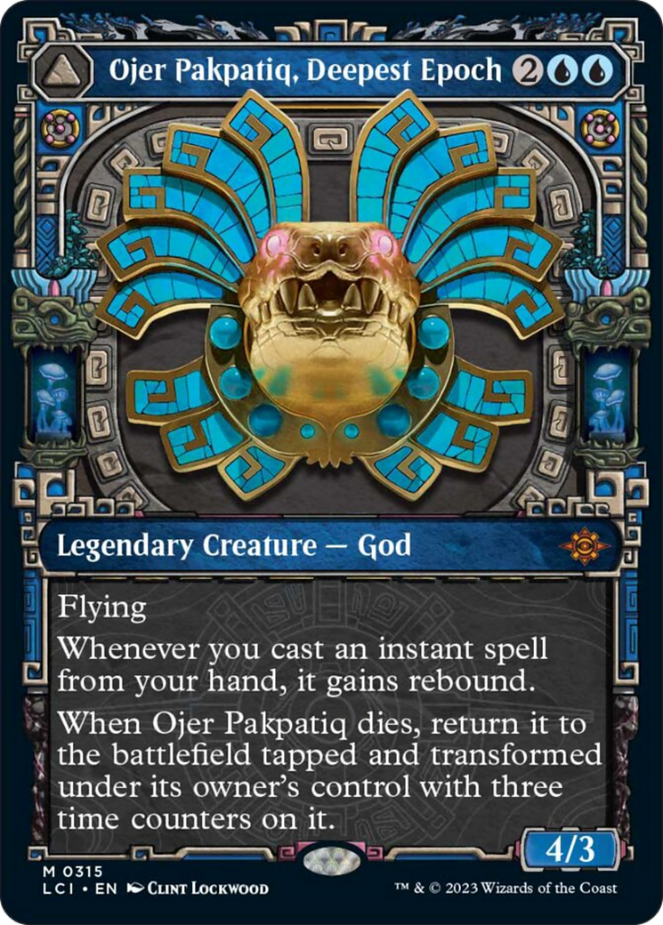 Ojer Pakpatiq, Deepest Epoch // Temple of Cyclical Time (Showcase) [The Lost Caverns of Ixalan] Foil
