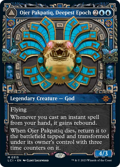 Ojer Pakpatiq, Deepest Epoch // Temple of Cyclical Time (Showcase) [The Lost Caverns of Ixalan] Foil