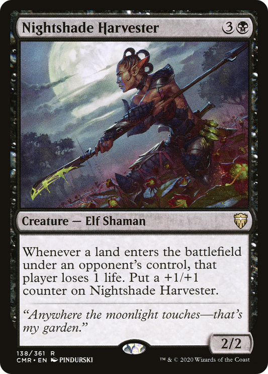 Nightshade Harvester [Commander Legends] Foil