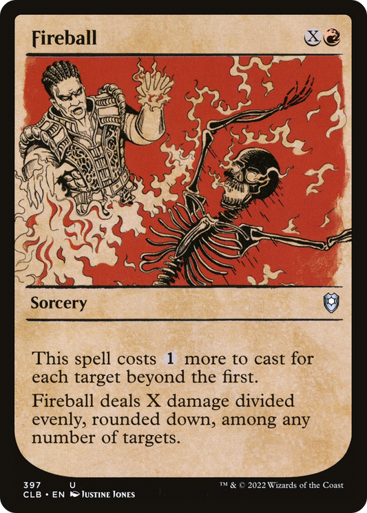Fireball (Showcase) [Commander Legends: Battle for Baldur's Gate] Foil