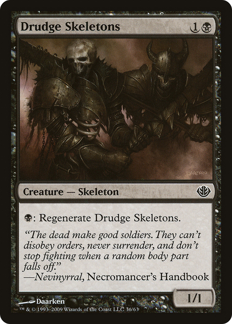 Drudge Skeletons [Duel Decks: Garruk vs. Liliana] | Silver Goblin