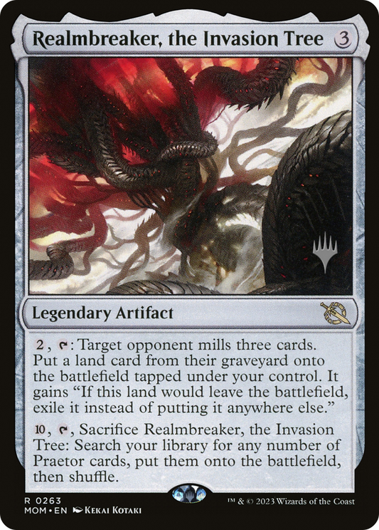 Realmbreaker, the Invasion Tree (Promo Pack) [March of the Machine Promos] Foil