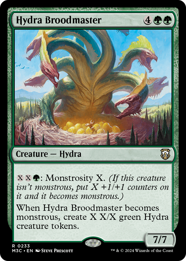 Hydra Broodmaster (Ripple Foil) [Modern Horizons 3 Commander] | Silver Goblin
