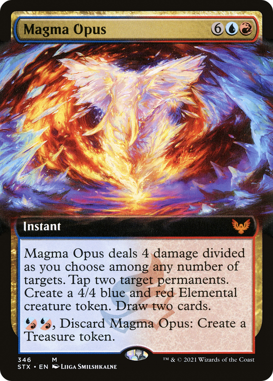 Magma Opus (Extended Art) [Strixhaven: School of Mages] Foil