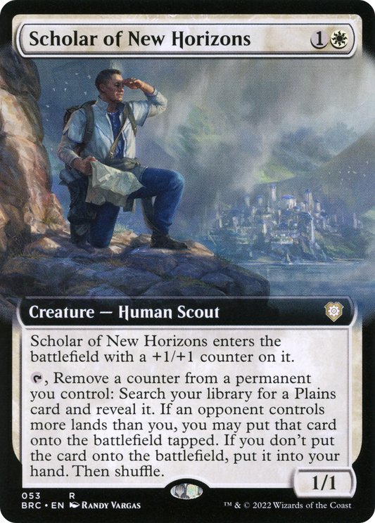 Scholar of New Horizons (Extended Art) [The Brothers' War Commander]