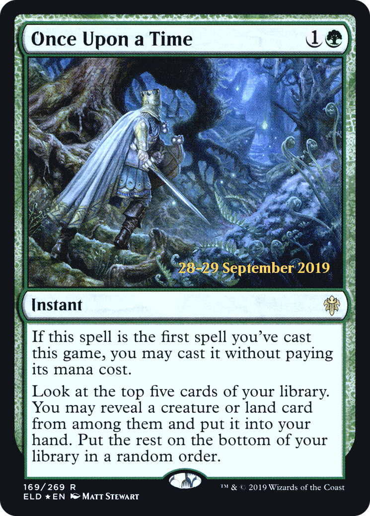 Once Upon a Time (169) Foil - Throne of Eldraine Promos