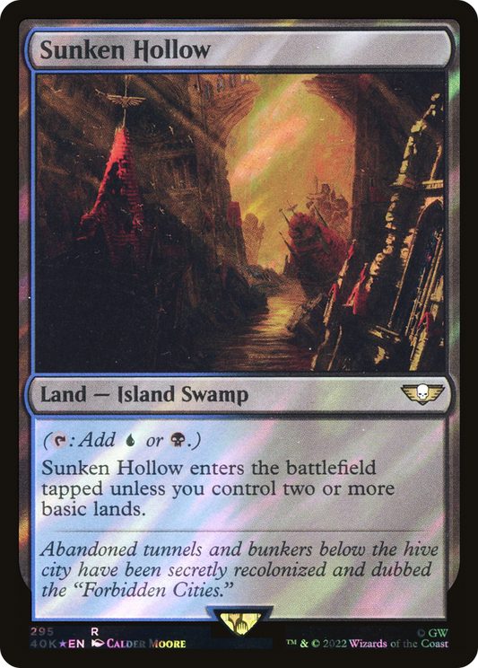 Sunken Hollow (Surge Foil) [Warhammer 40,000]