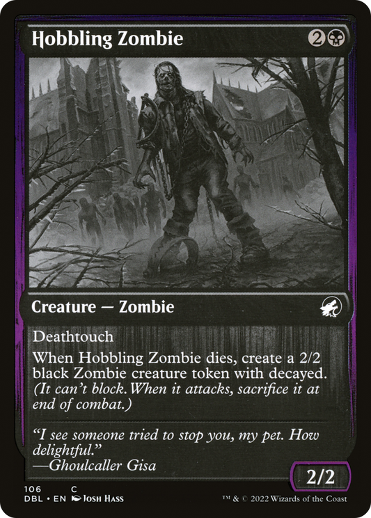 Hobbling Zombie [Innistrad: Double Feature] Foil