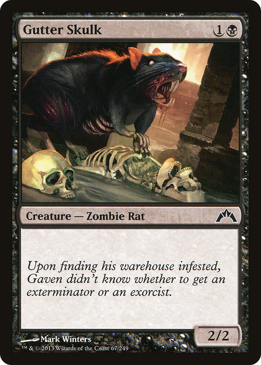Gutter Skulk [Gatecrash] Foil