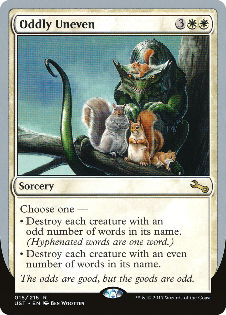 Oddly Uneven (015) Foil - Unstable