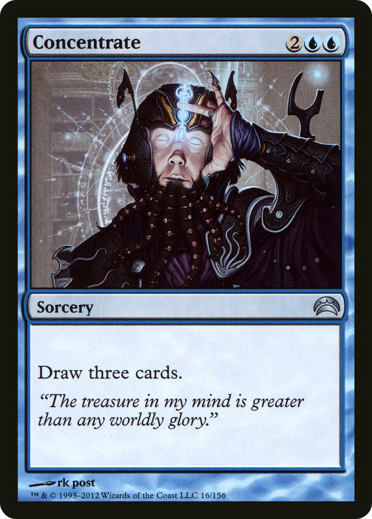 Concentrate (016) Foil - Planechase 2012