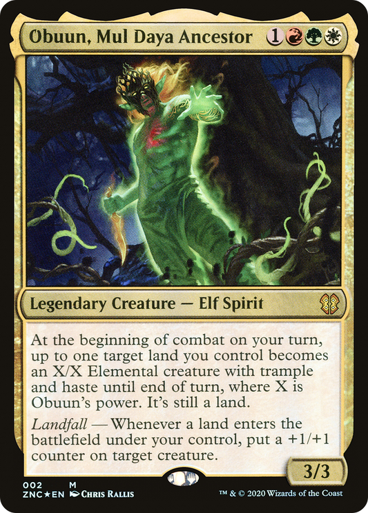 Obuun, Mul Daya Ancestor [Zendikar Rising Commander]