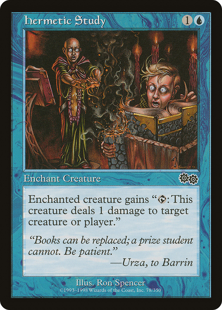 Hermetic Study [Urza's Saga] | Silver Goblin