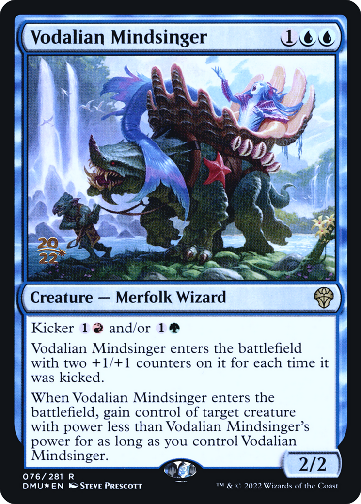 Vodalian Mindsinger [Dominaria United Prerelease Promos] | Silver Goblin