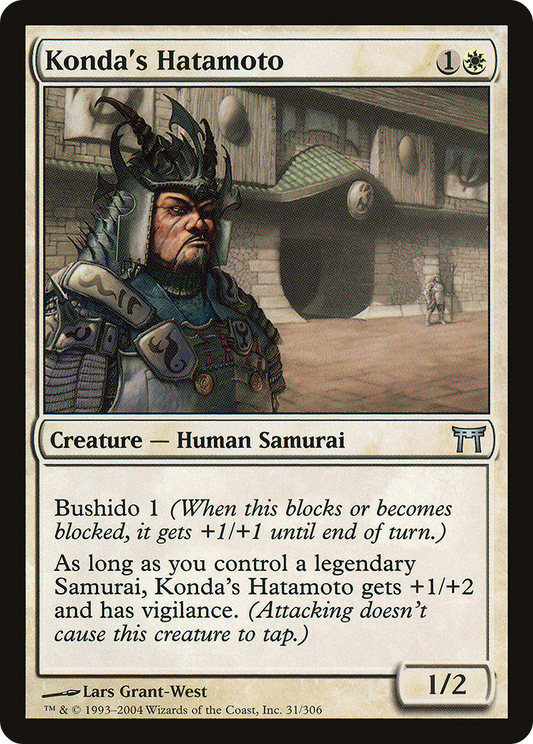 Konda's Hatamoto [Champions of Kamigawa] Foil
