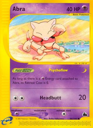 Abra (46) Reverse Holofoil - Skyridge