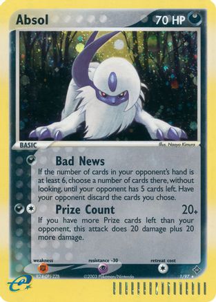 Absol (1/97) [EX: Dragon] | Silver Goblin