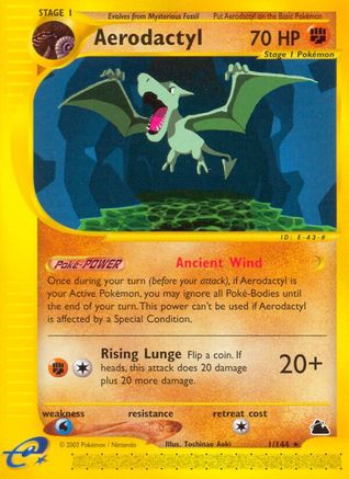 Aerodactyl (1/144) [Skyridge] Reverse Holofoil