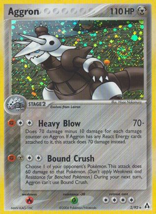 Aggron (2/92) (Stamped) [EX: Legend Maker] | Silver Goblin