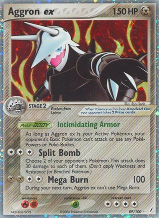 Aggron ex (89) Holofoil - Crystal Guardians