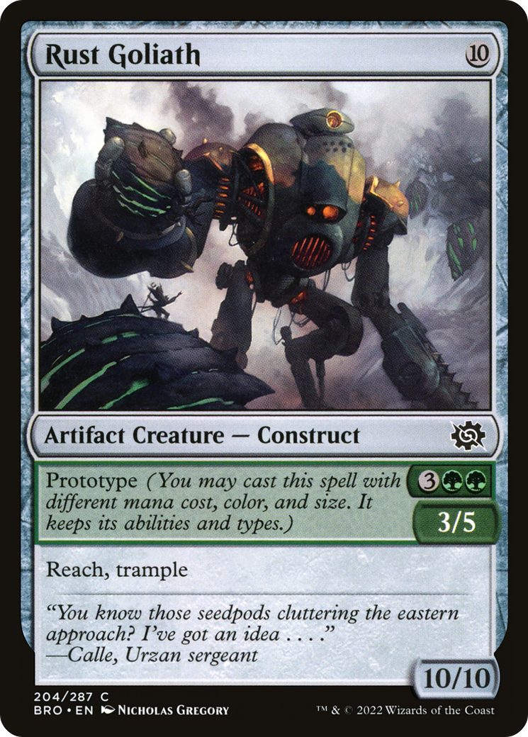 Rust Goliath [The Brothers' War] Foil