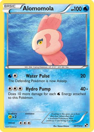 Alomomola (39/114) [Black & White: Base Set] Reverse Holofoil