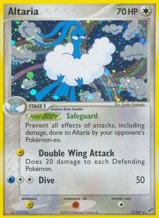 Altaria (1/107) (Stamped) [EX: Deoxys] | Silver Goblin