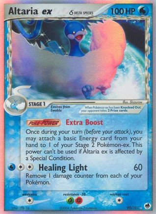 Altaria ex (Delta Species) (90) Holofoil - Dragon Frontiers