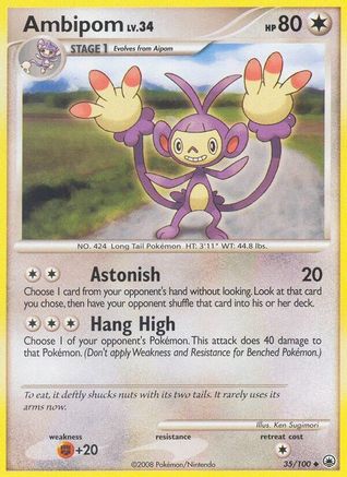 Ambipom (35) Reverse Holofoil - Majestic Dawn