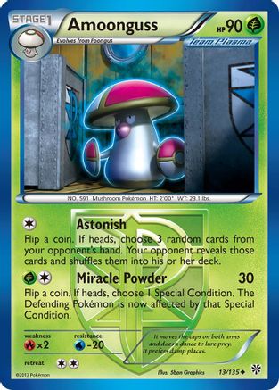 Amoonguss (Team Plasma) (13) Reverse Holofoil - Plasma Storm