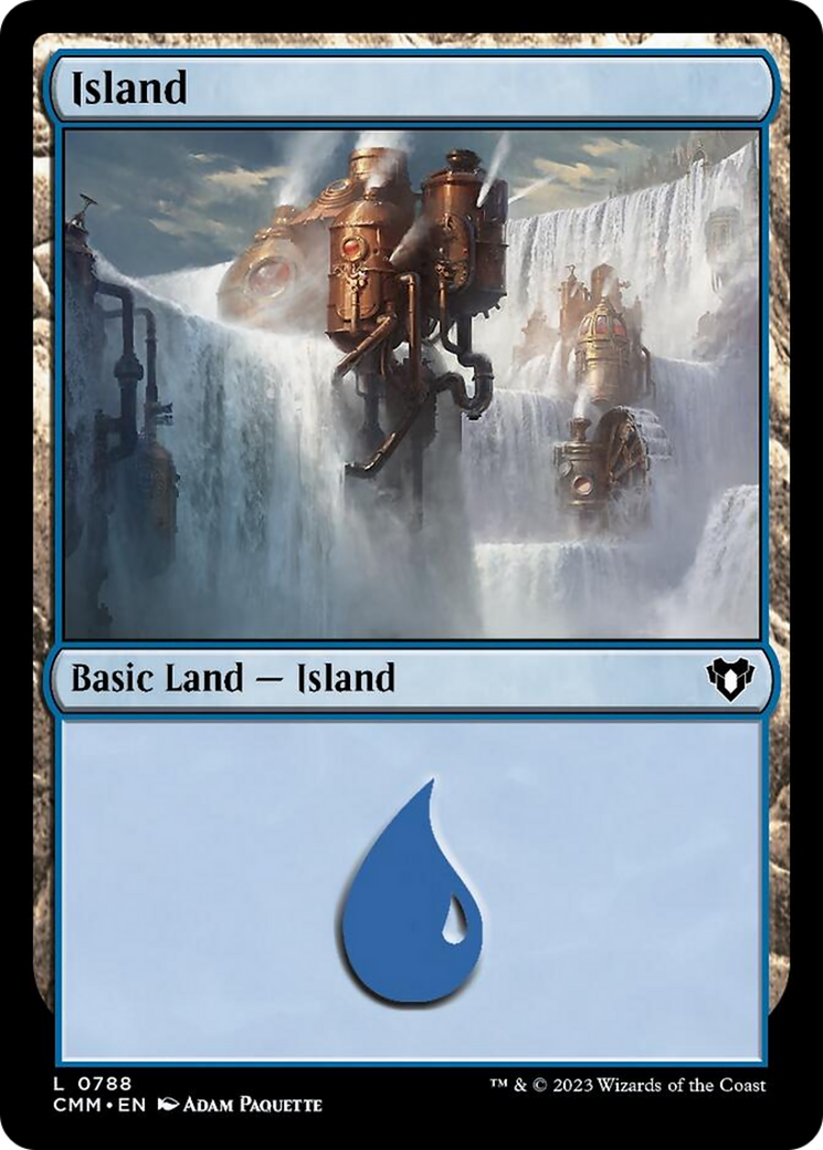 Island (788) [Commander Masters] | Silver Goblin
