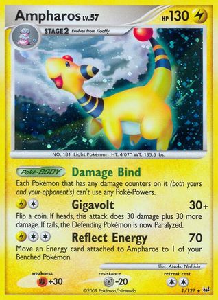 Ampharos (1) Holofoil - Platinum