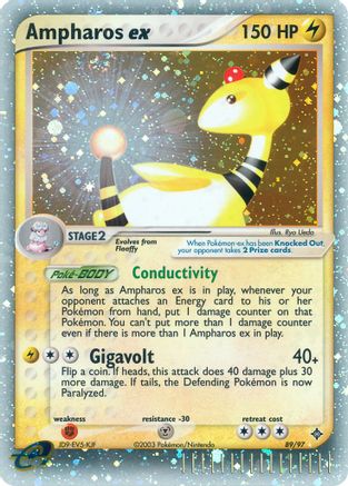 Ampharos ex (89) Holofoil - Dragon