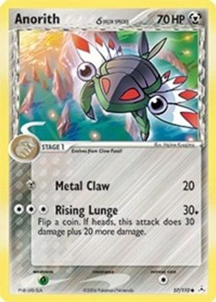 Anorith (Delta Species) (57) Reverse Holofoil - Holon Phantoms
