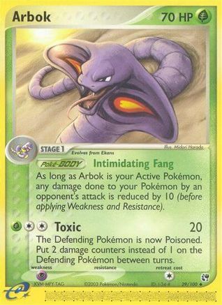 Arbok (29/100) [EX: Sandstorm] | Silver Goblin