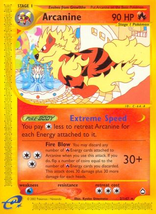 Arcanine (2) - Aquapolis
